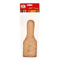 Весло (лопатка) рифленая для глины Calligrata, 20&times;7&times;1.5 см