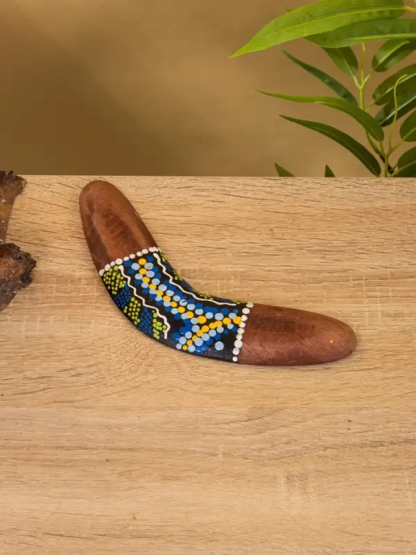 Сувенир "Бумеранг" албезия, 20х6х1 см, МИКС