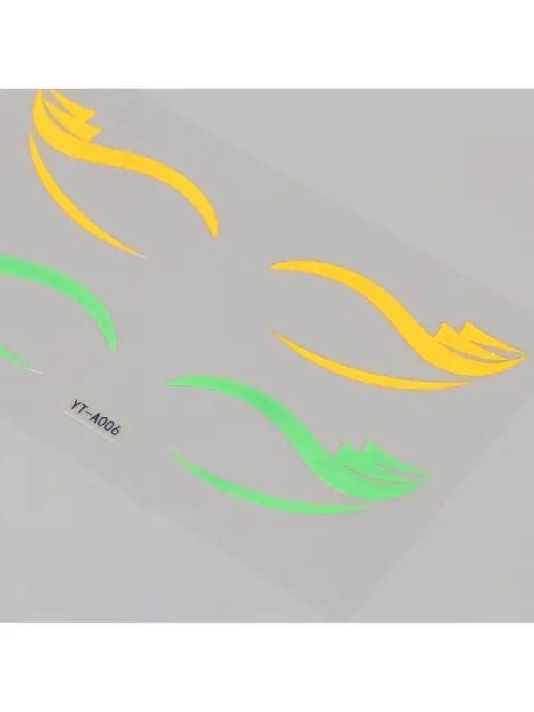 Наклейка на лицо &laquo;Стрелки для глаз. Паруса&raquo;, 13&times;13.5 см