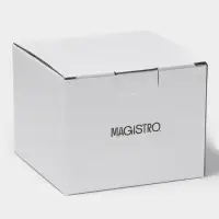 Чайник заварочный Magistro Black Swan, с ситом, 850 мл, керамика, чёрный