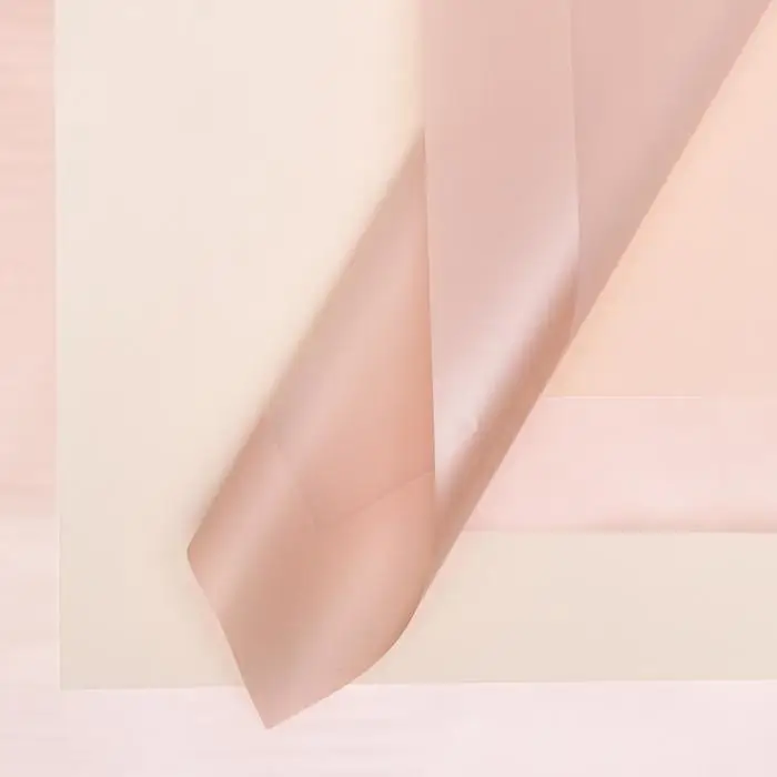 Пленка флористическая для цветов, "Кант жемчужный", 57х57 &plusmn; 1см