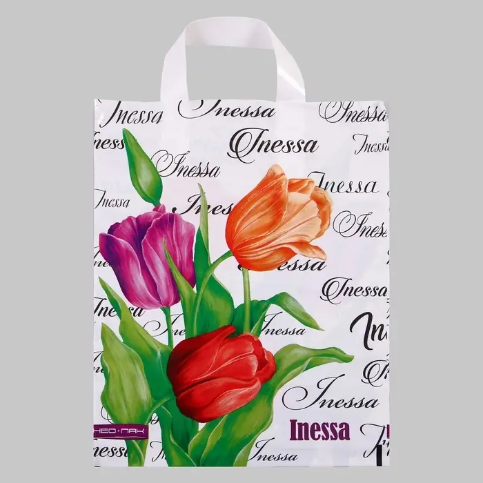 Пакет &laquo;Инесса&raquo;, полиэтиленовый с петлевой ручкой, 28&times;34 см, 60 мкм