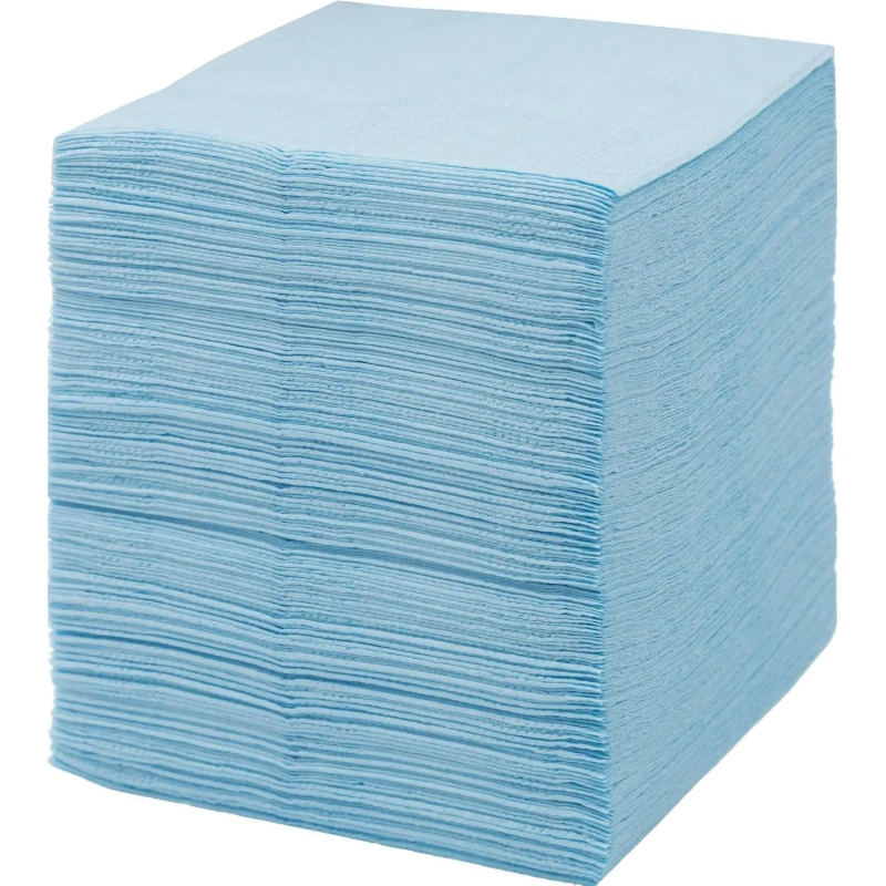 Салфетки бумажные Luscan Profi Pack 1сл24х24 пастель голубые400 шт/уп
