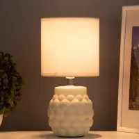 Лампа настольная RISALUX &laquo;Хицугая&raquo;, Е14, 40 Вт, бежевая, 14&times;14&times;28 см