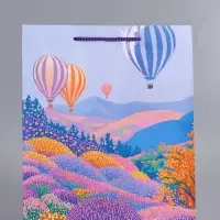 Пакет подарочный ламинированный "Летний вечер" 26 х 12 х 32 см