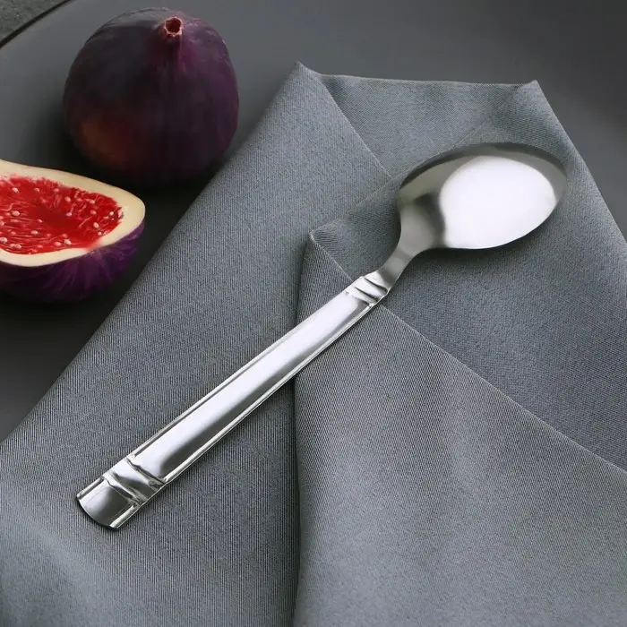 Ложка столовая Доляна «Варт», длина 17,8 см, толщина 1,2 мм Ложка столовая Доляна «Варт», длина 17,8 см, толщина 1,2 мм