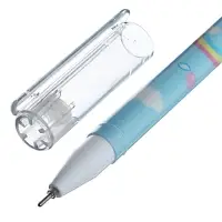 Ручка гелевая СТИРАЕМЫЕ ЧЕРНИЛА, 0.5 мм, корпус "Зайчик", стержень синий, МИКС Ручка гелевая СТИРАЕМЫЕ ЧЕРНИЛА, 0.5 мм, корпус "Зайчик", стержень синий, МИКС