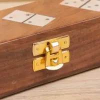 Настольная игра &laquo;Домино&raquo;, 17.5&times;5.5&times;4.5 см, дерево шишам, кость