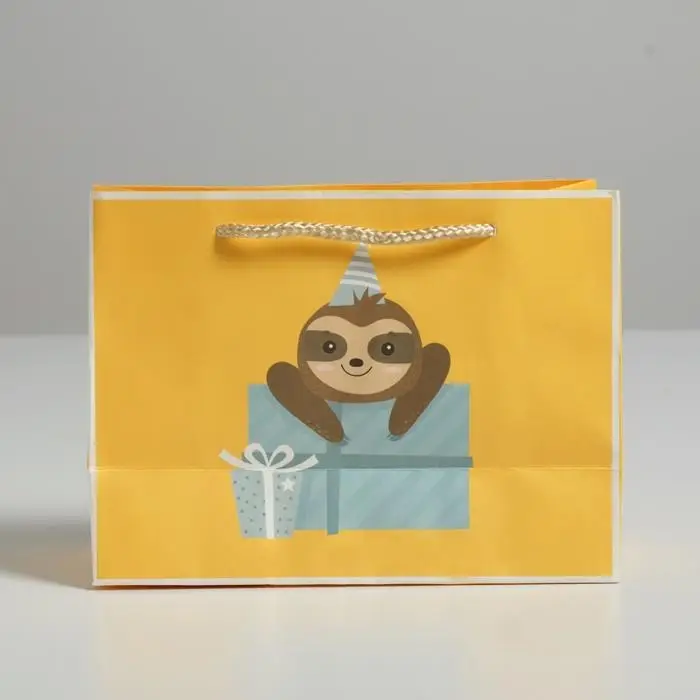 Пакет подарочный, упаковка, Let`s party, 14.5 х 19.5 х 8.5 см