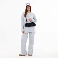 Сумка женская кросс-боди на молнии, 31&times;7&times;13 см, чёрная