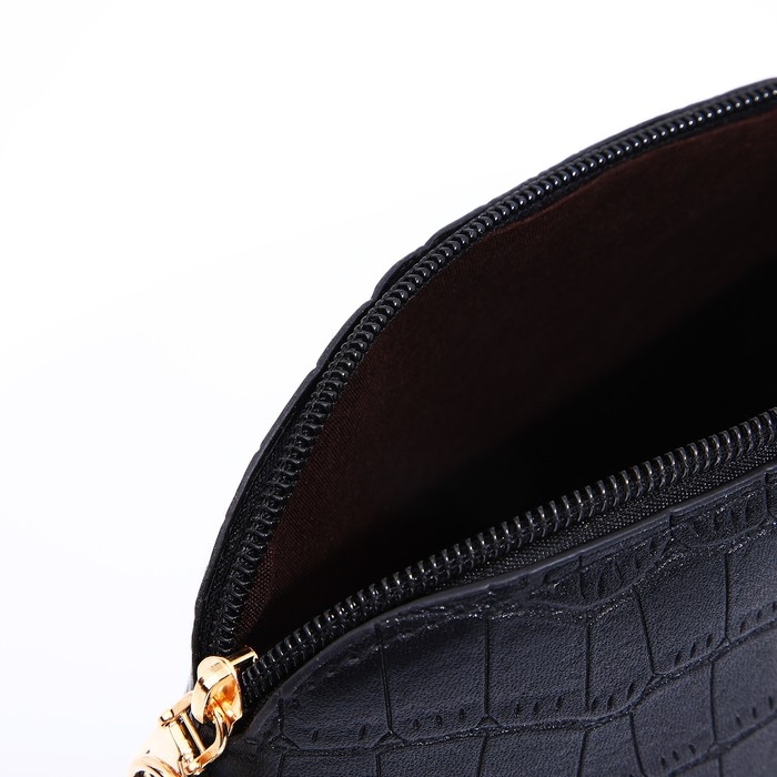 Сумка кросс-боди на молнии, цвет чёрный Сумка кросс-боди на молнии, цвет чёрный