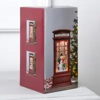 Светодиодная фигура &laquo;Дед Мороз и олень&raquo; 9&times;20&times;8 см, пластик, от батареек ААх3, USB, свечение тёплое белое