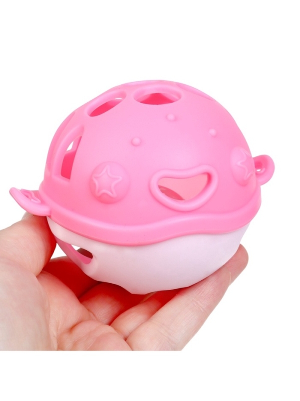 Прорезыватель силиконовый для зубов с погремушкой Крошка Я «Рыбка», в кейсе, розовый Прорезыватель силиконовый для зубов с погремушкой Крошка Я «Рыбка», в кейсе, розовый