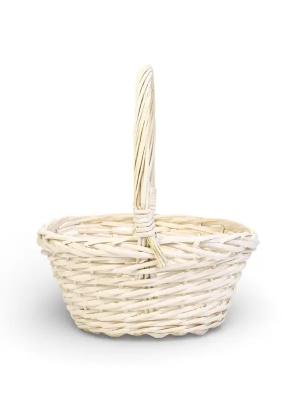 Набор корзин 3 шт ИВА 44x37x16 37х32x14 31х27x12 см ПЛЕТ ручка h=20/18/16 см бел