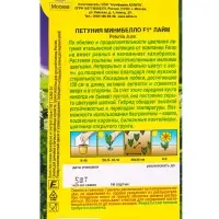 Семена цветов Петуния мини Минибелло F1 лайм многоцветковая (драже) С. Farao, Ц/П,5 шт. Семена цветов Петуния мини Минибелло F1 лайм многоцветковая (драже) С. Farao, Ц/П,5 шт.