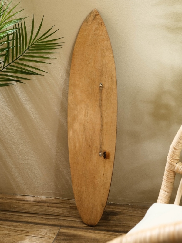 Панно "Доска для сёрфа "Два Жука" дерево 80х21 см