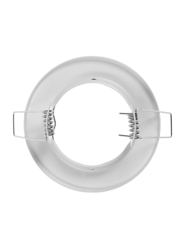 Светильник встраиваемый под лампу MR16, круг, металл, белый Светильник встраиваемый под лампу MR16, круг, металл, белый