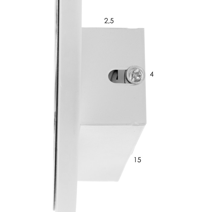 Бра "Птички на ветке" LED 24Вт 3000-4000К черный 22х3,5х22 см