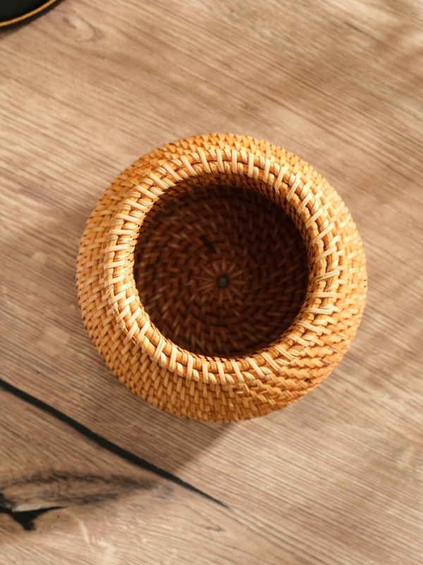 Корзинка плетеная ротанг, 16х16х13 см