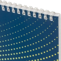 Блокнот А4,60л,клетка,метал.гребень,цв.обложка Forma