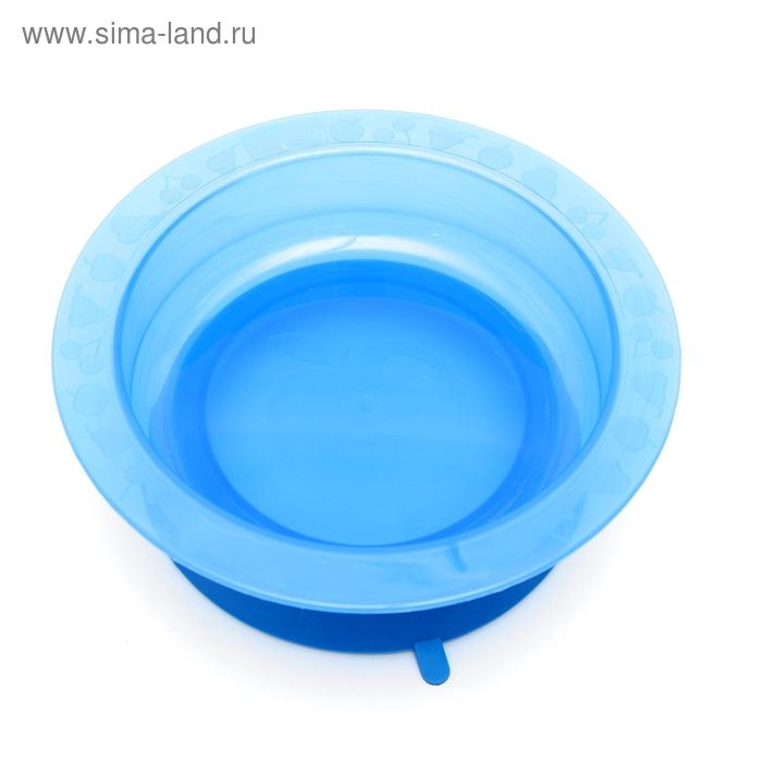 Тарелка детская на присоске, глубокая, 470 мл, от 5 мес., цвета МИКС, 400 мл, 17,5х17,5х4,3 Тарелка детская на присоске, глубокая, 470 мл, от 5 мес., цвета МИКС, 400 мл, 17,5х17,5х4,3