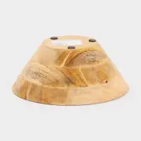 Салатник &laquo;Оттенки сирени&raquo;, 25&times;25&times;10 см, дерево манго