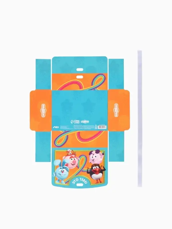 Коробка подарочная &laquo;Смешарики&raquo;, 16,5 х 12 х 5 см