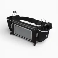 Сумка поясная туристическая, влагозащитная, 52&times;13 см, черная