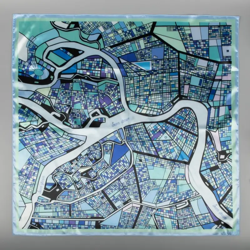 Платок с печатью на заказ ColorSharm, M Платок с печатью на заказ ColorSharm, M