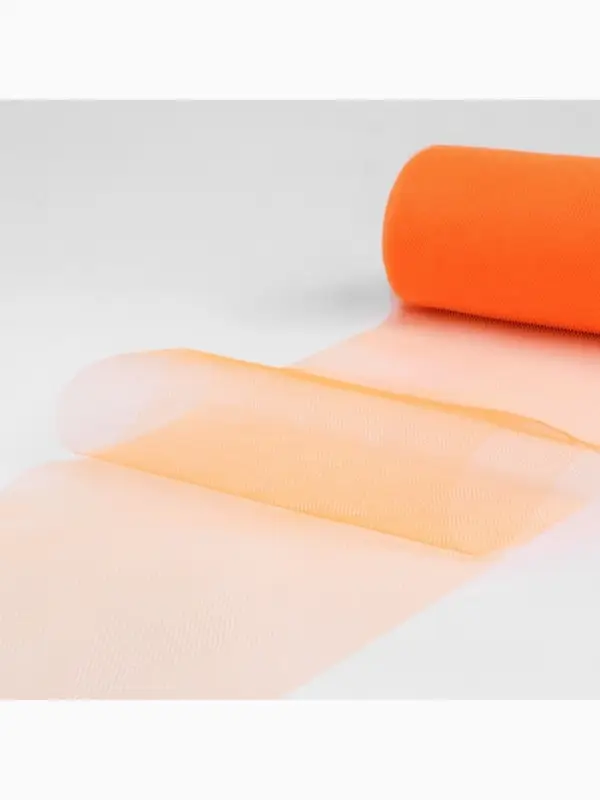 Фатин, 15 см, 23&plusmn;1 м, 11&plusmn;1 г/м&sup2;, оранжевый №24