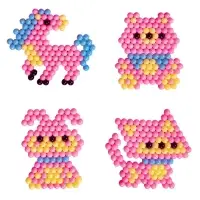 Аквамозаика "Розовые животные" 4 фигурки