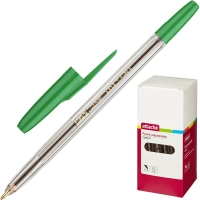 Ручка шариковая неавтомат. Attache Corvet зеленая, 0,7мм