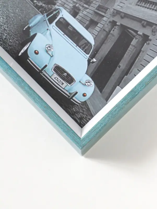 Фоторамка пластик 20х25 см "Данте" голубая лагуна 26х21х2,5 см