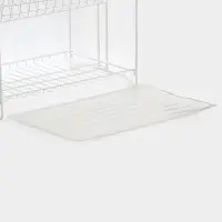 Сушилка для посуды универсальная, разборная, с поддоном, цвет белый 39,5*24*29,5см Сушилка для посуды универсальная, разборная, с поддоном, цвет белый 39,5*24*29,5см