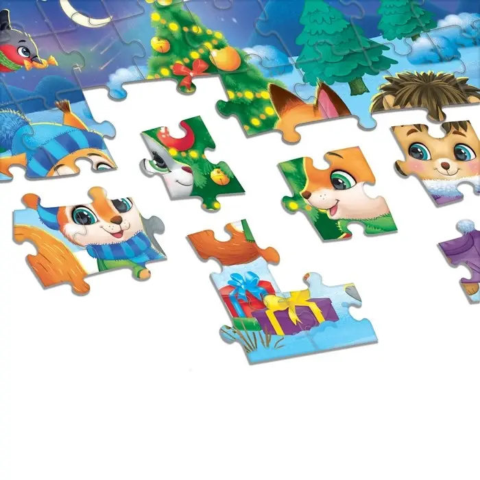 Пазл детский «Ёлочка зажгись», 54 элемента Пазл детский «Ёлочка зажгись», 54 элемента