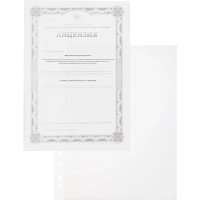 Файл-вкладыш уголок с перфорацией А4 Attache,180 мкм,10 шт./уп