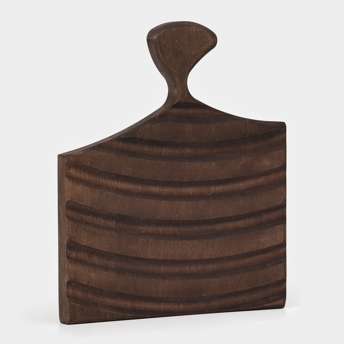 Доска разделочная для подачи Wild Kitchen, 26×22×2.5 см, граб темный Доска разделочная для подачи Wild Kitchen, 26×22×2.5 см, граб темный