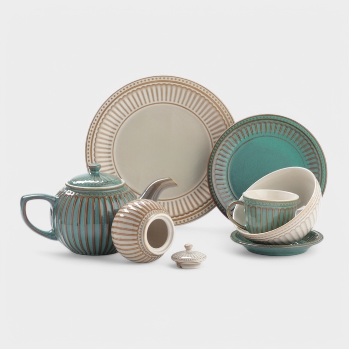 Чайник заварочный Доляна Чайник заварочный Доляна "Винтаж" 1100 мл, цвет бежевый