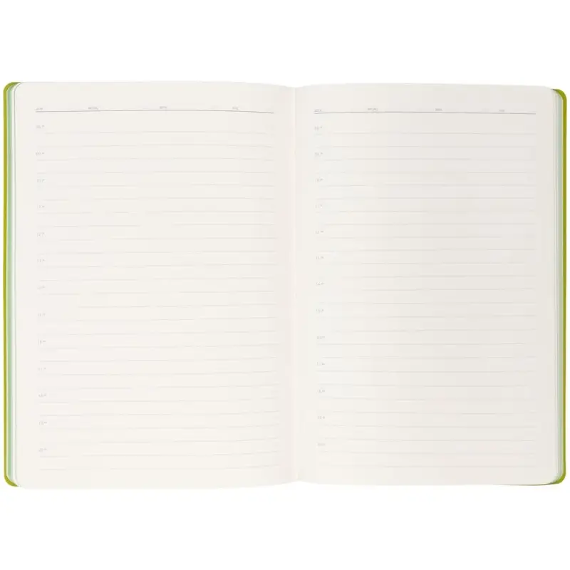 Ежедневник Flexpen Black, недатированный, черный с зеленым