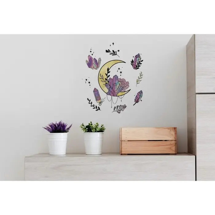 Наклейки виниловые «Лунный свет», интерьерные, со светящимся слоем, 30×35 см