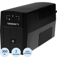 ИБП Ippon Back Basic 650 Euro 360Вт 650ВА черный (383323)