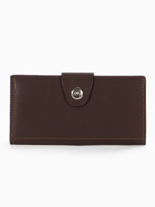 Портмоне мужское &laquo;Кайс&raquo;, на магните, отдел для карт, монет, коричневое