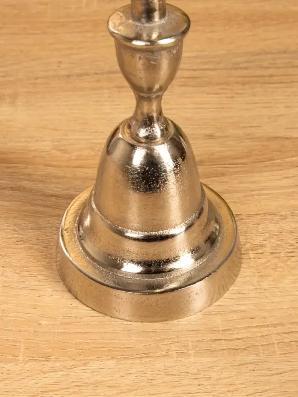 Подсвечник  Подсвечник "Юла" 9,5х9,5х32 см, алюминий