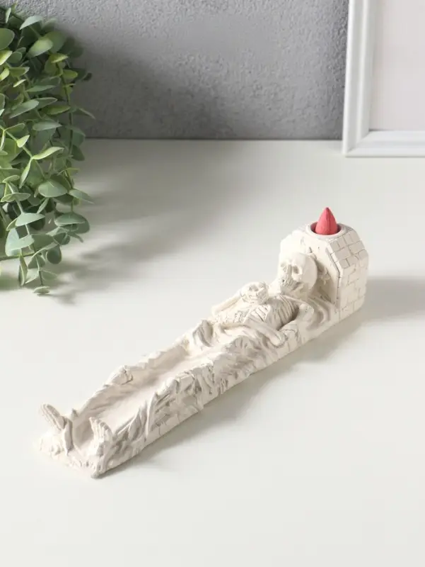 Подставка для благовоний, под свечу &laquo;Вечность&raquo;, 26&times;5&times;5 см, гипс