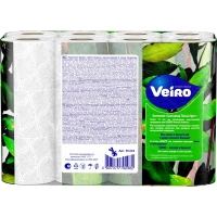 Бумага туалетная Linia Veiro Classic 2сл бел втор 15м 140л24рул/уп 5с224
