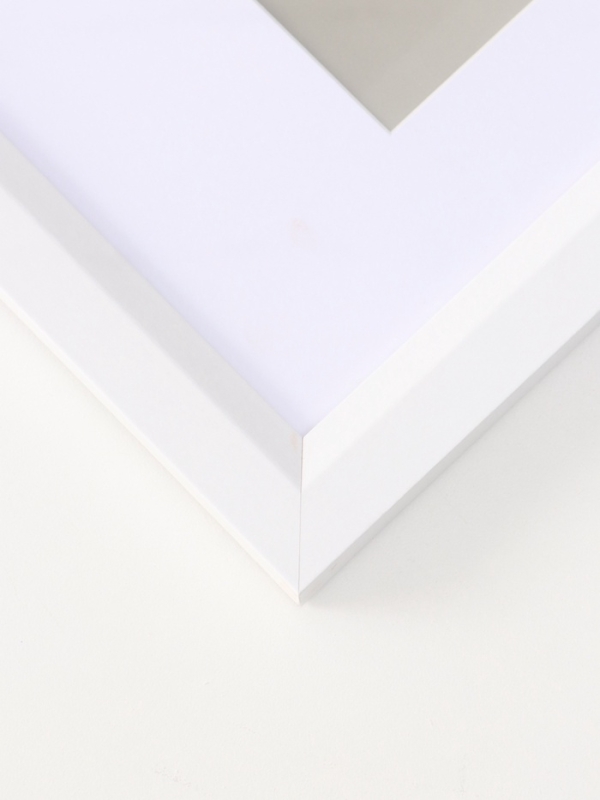 Фоторамка МДФ Фоторамка МДФ "Anna" 21х30 см, с паспарту (15х20 см), белый (пластиковый экран)