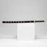 Макет оружия &laquo;Сувенирная катана Шусу&raquo;, 105 см, чёрная с красным, пенополистирол