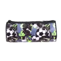 Пенал-тубус школьный Calligrata &laquo;Футбол&raquo;, на молнии, 2 отделения, МИКС