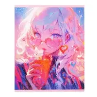 Набор тетрадей, 48 листов в клетку, Calligrata &laquo;В розовых очках&raquo;, серые листы, 5 штук