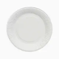 Тарелка одноразовая бумажная &laquo;Сиреневые розы&raquo;, 23 см